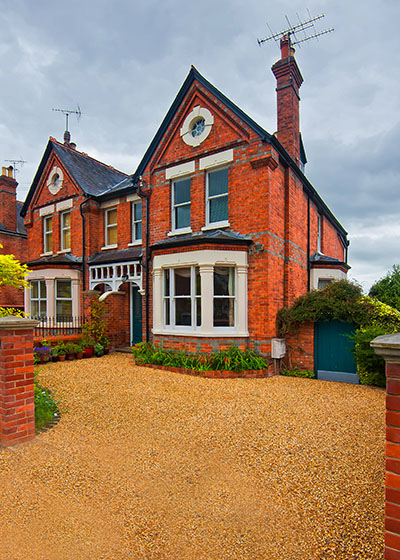 Gravel driveway