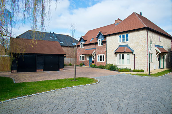 Bock paved driveway